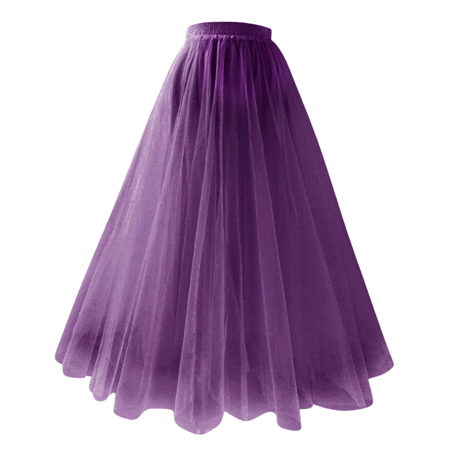 Elegant Pleated Tulle A-Line Tutu Skirt for Party Dance - Ky Ky Kiwi
