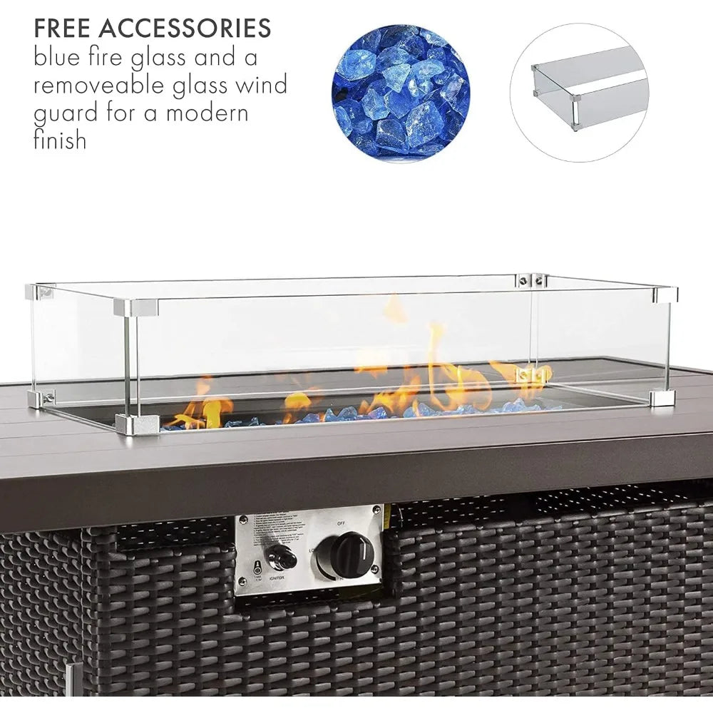 Outdoor Propane Fire Pit Table for Cozy Gatherings - Ky Ky Kiwi