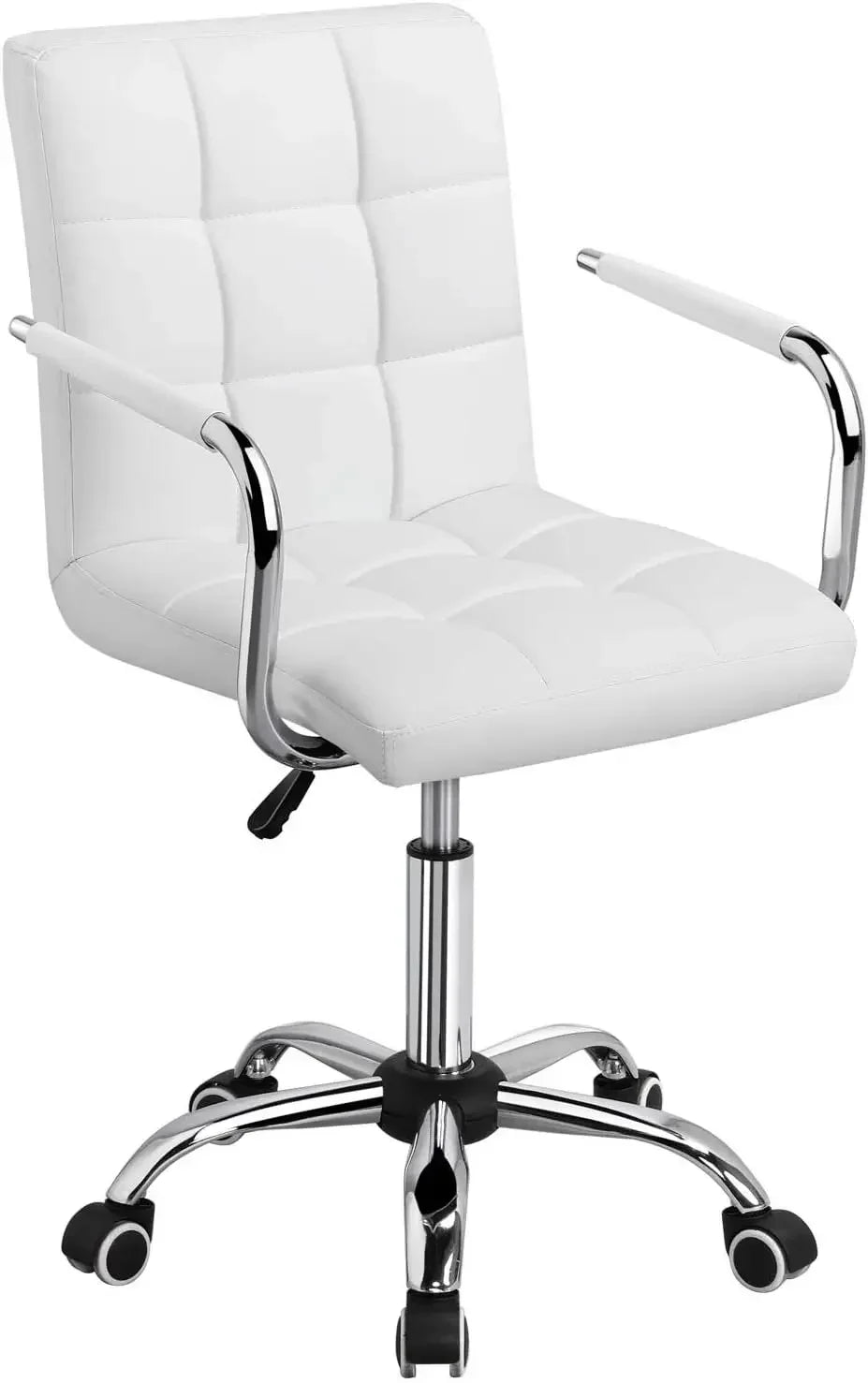 Modern Adjustable Office Chair with Wheels and Armrests - Ky Ky Kiwi