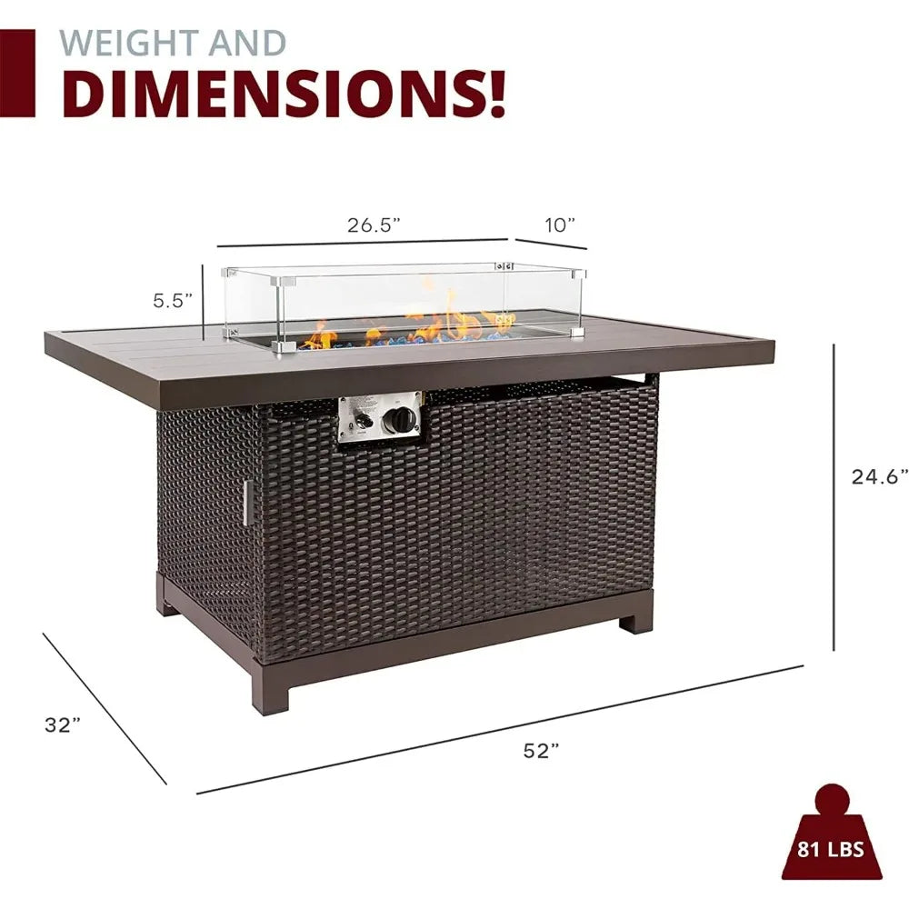 Outdoor Propane Fire Pit Table for Cozy Gatherings - Ky Ky Kiwi