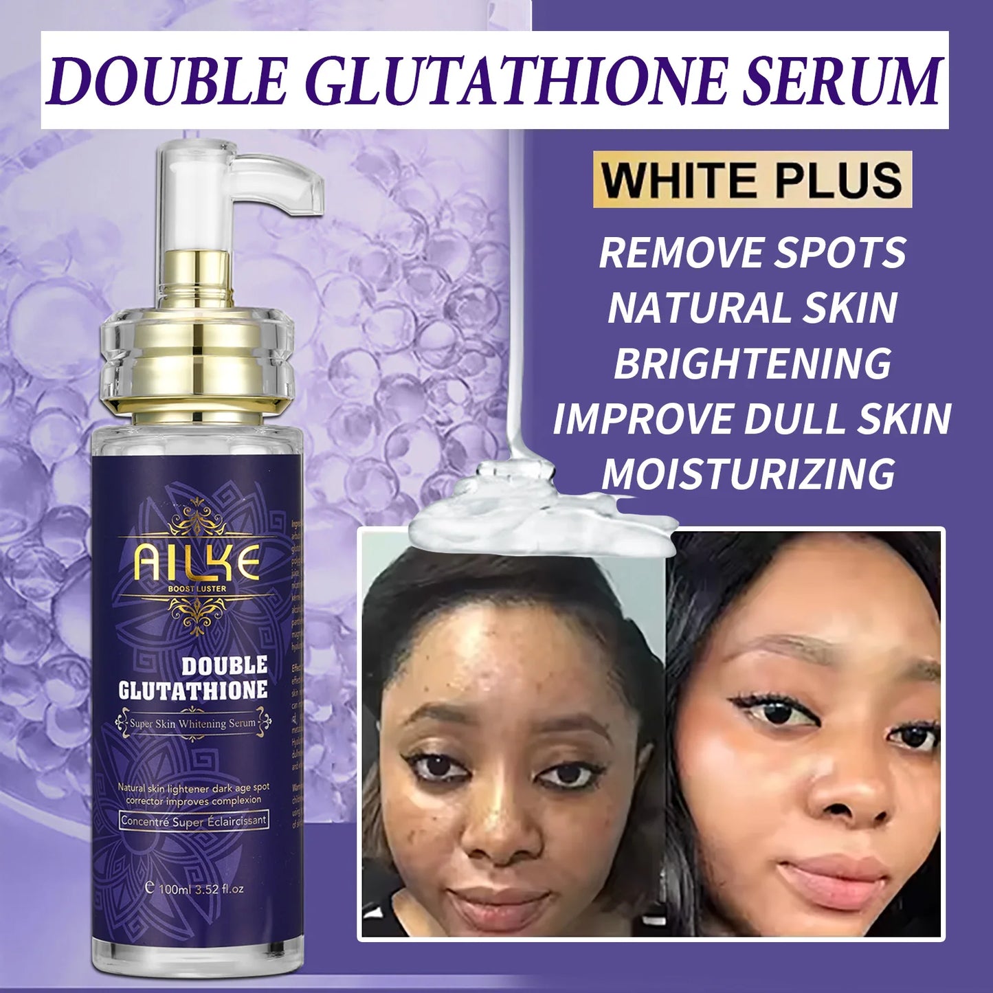 AILKE Double Glutathione and Vitamin C Skin Care Set - Ky Ky Kiwi