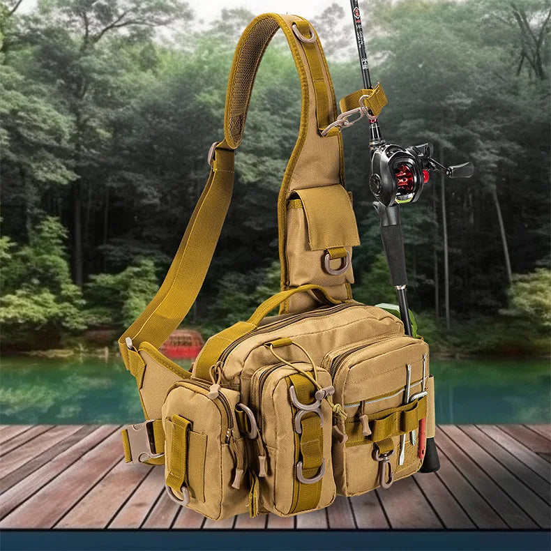 Outdoor Tactical Shoulder Bag for Hiking and Adventure - Ky Ky Kiwi