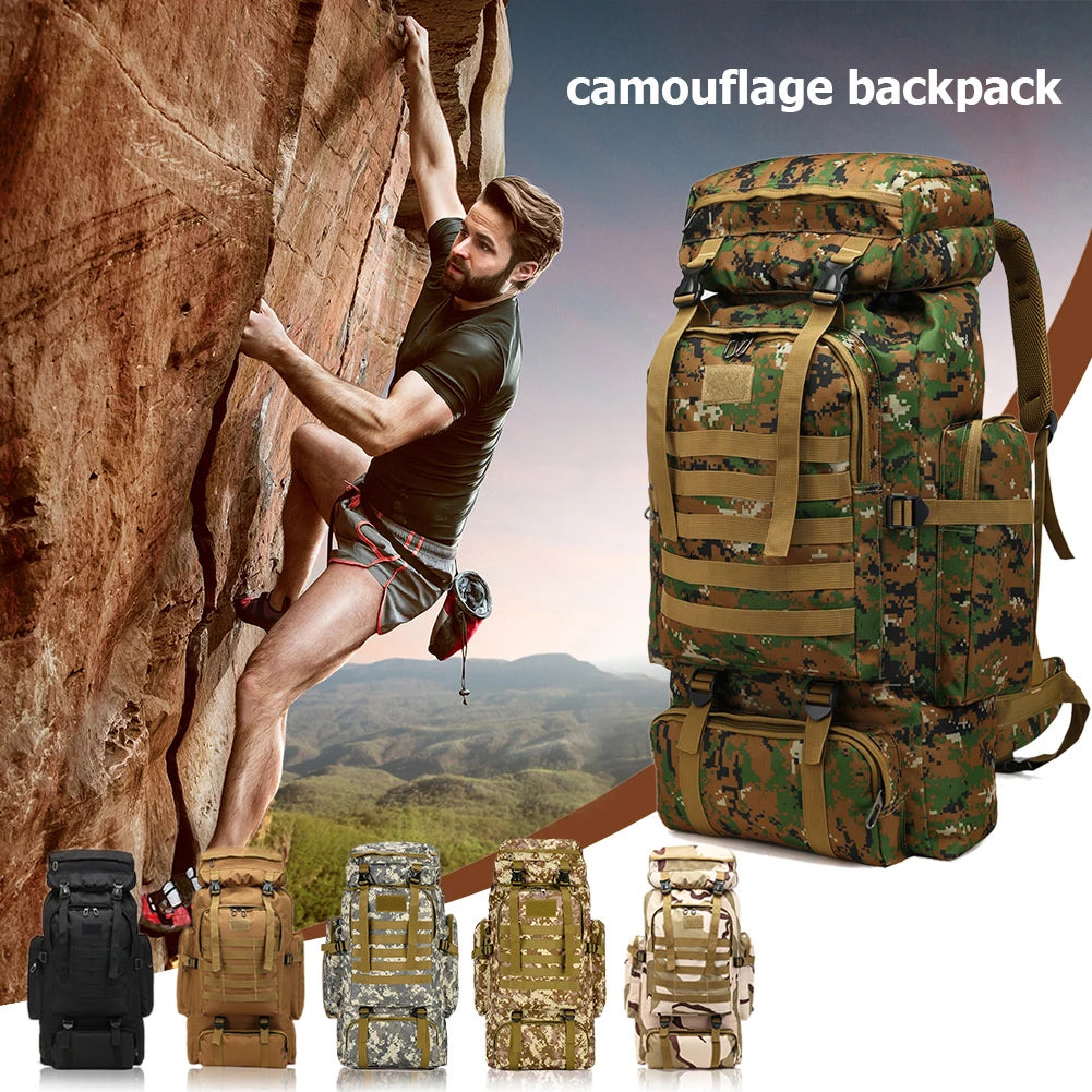 Large Waterproof Hiking Backpack for Outdoor Adventures - Ky Ky Kiwi