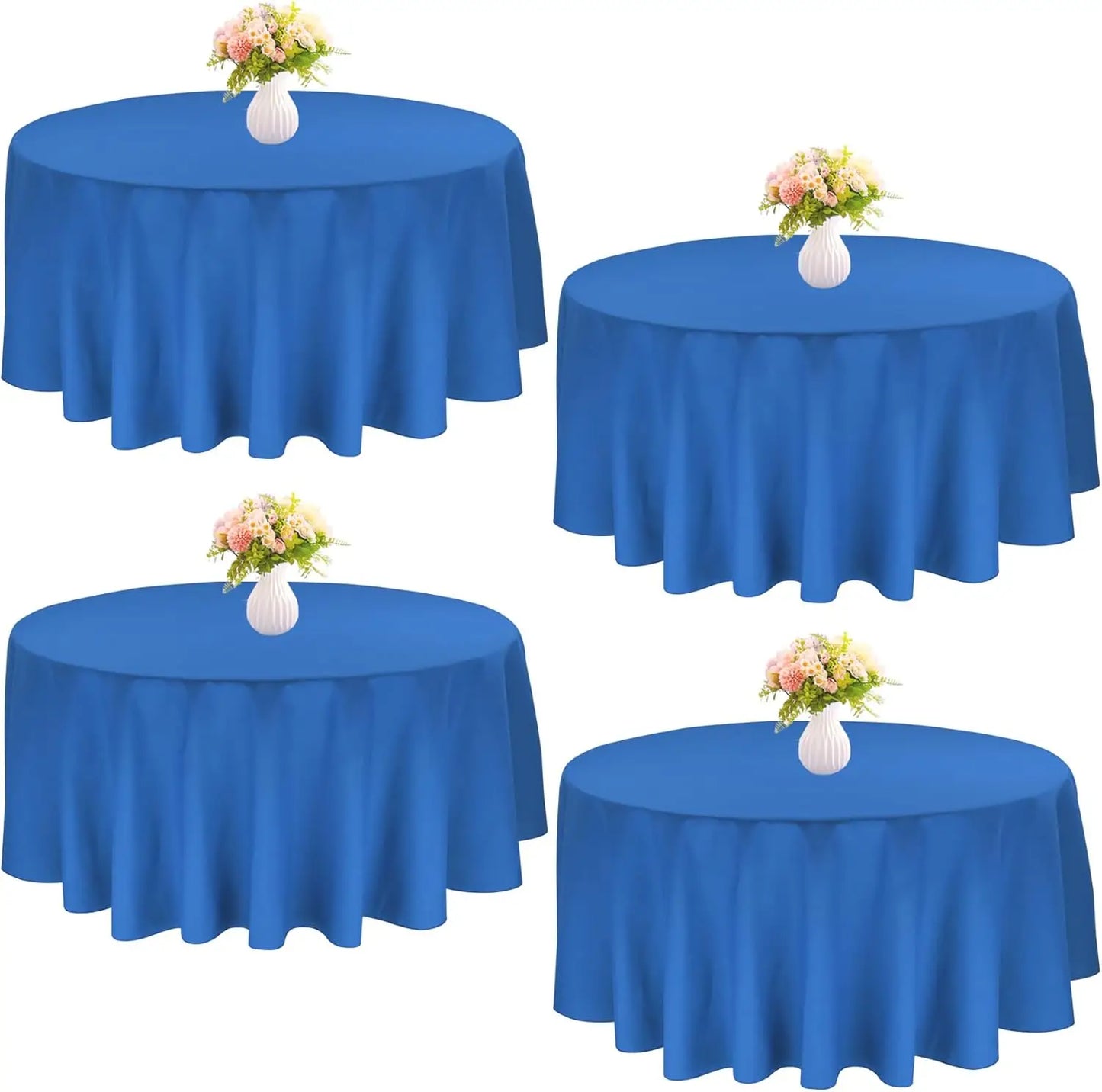 Round Polyester Tablecloths for Elegant Dining Experiences - Ky Ky Kiwi