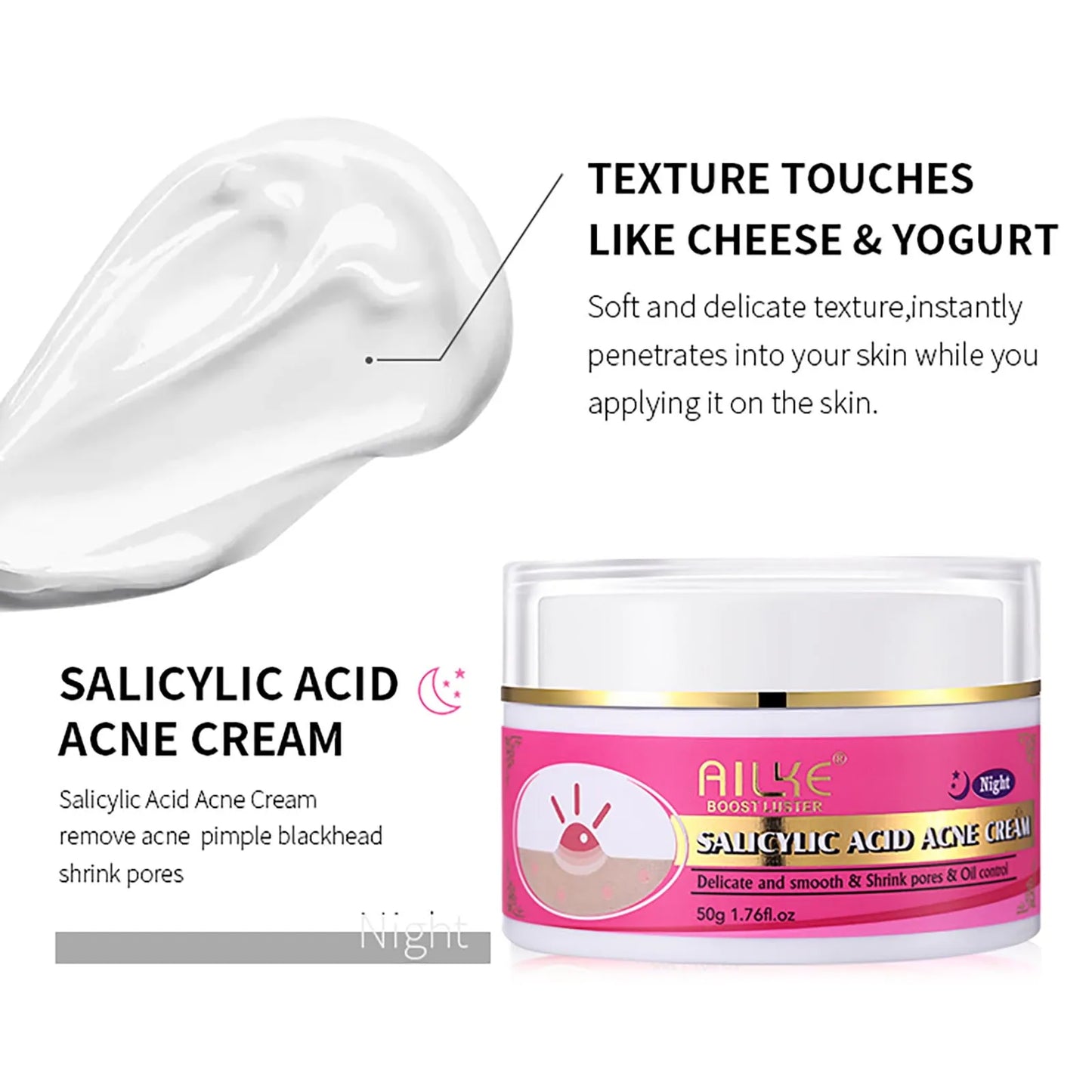 AILKE Daily Rapid Clean Face Cream for Oil Control and Repair - Ky Ky Kiwi