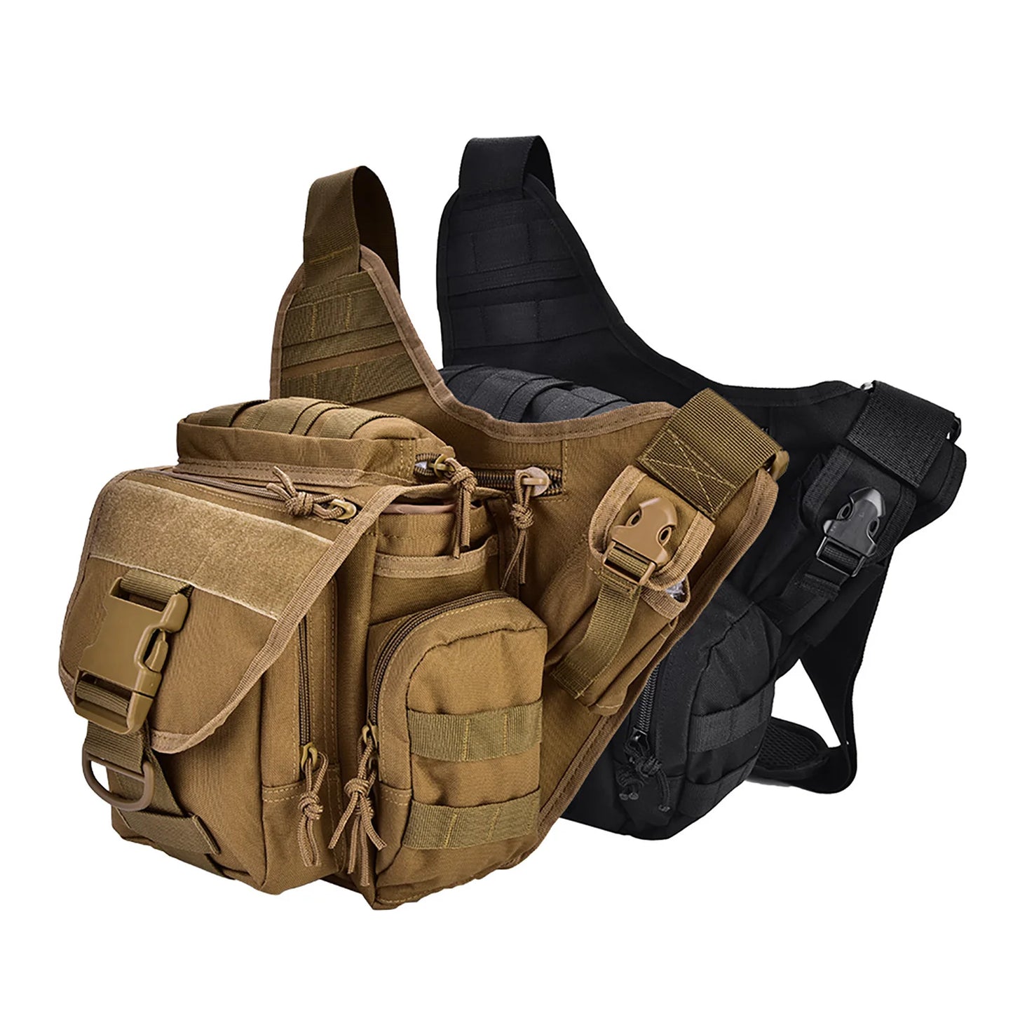 Durable Men Military Chest Bag for Travel and Outdoor Adventures - Ky Ky Kiwi