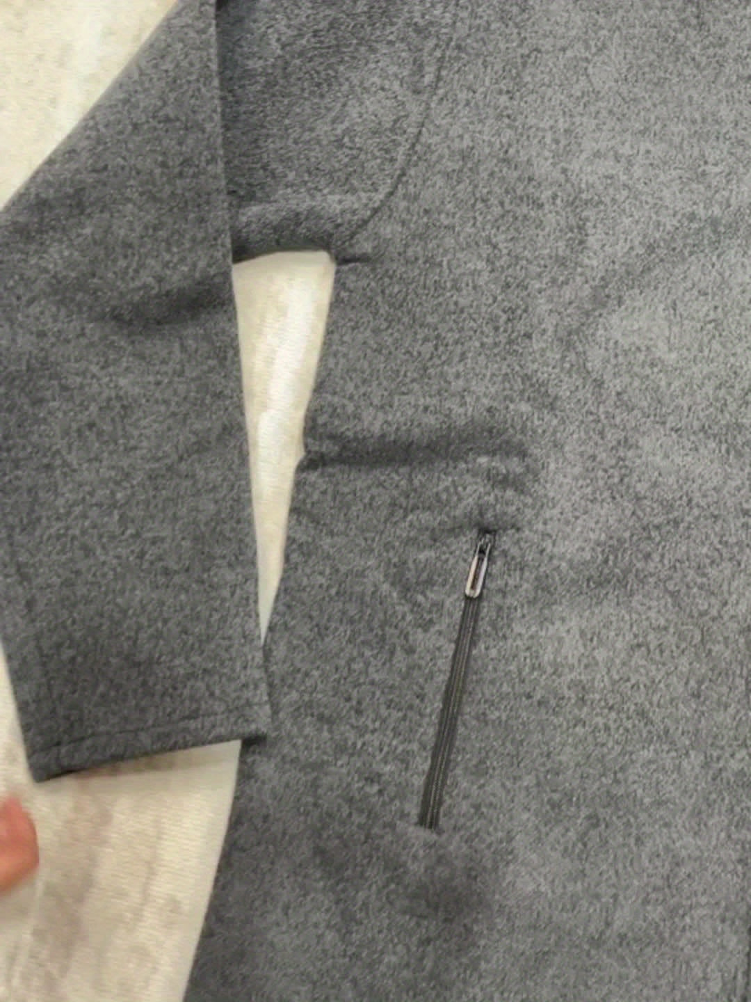 Men's Fleece Lined Zip Up Hoodie Jacket With Pockets Slim Fit Coat For Cold Weather Outerwear