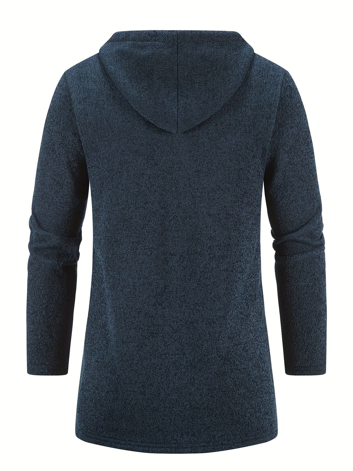 Men's Hooded Cardigan Jacket With Full Zip Windbreaker Pockets For Casual And Semi Formal Winter Outfits