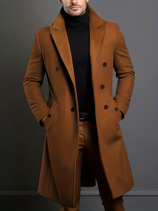 Mens Windbreaker Jacket With Stand Collar Front Button Closure Slim Fit Machine Washable Coat