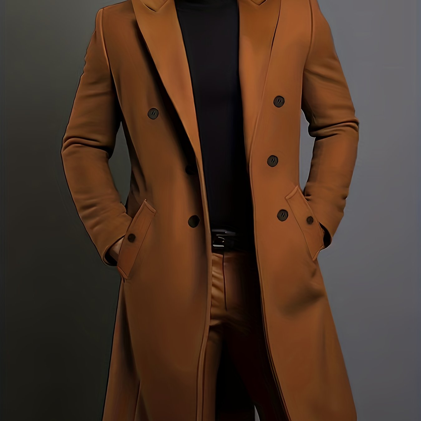 Mens Windbreaker Jacket With Stand Collar Front Button Closure Slim Fit Machine Washable Coat