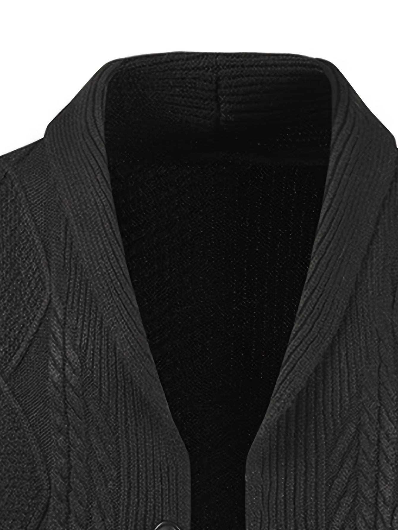 Men's Slim Knit Cardigan Sweater Jacket With PremiumWinterDurablePocketsWithSeamlessFinish VNeck