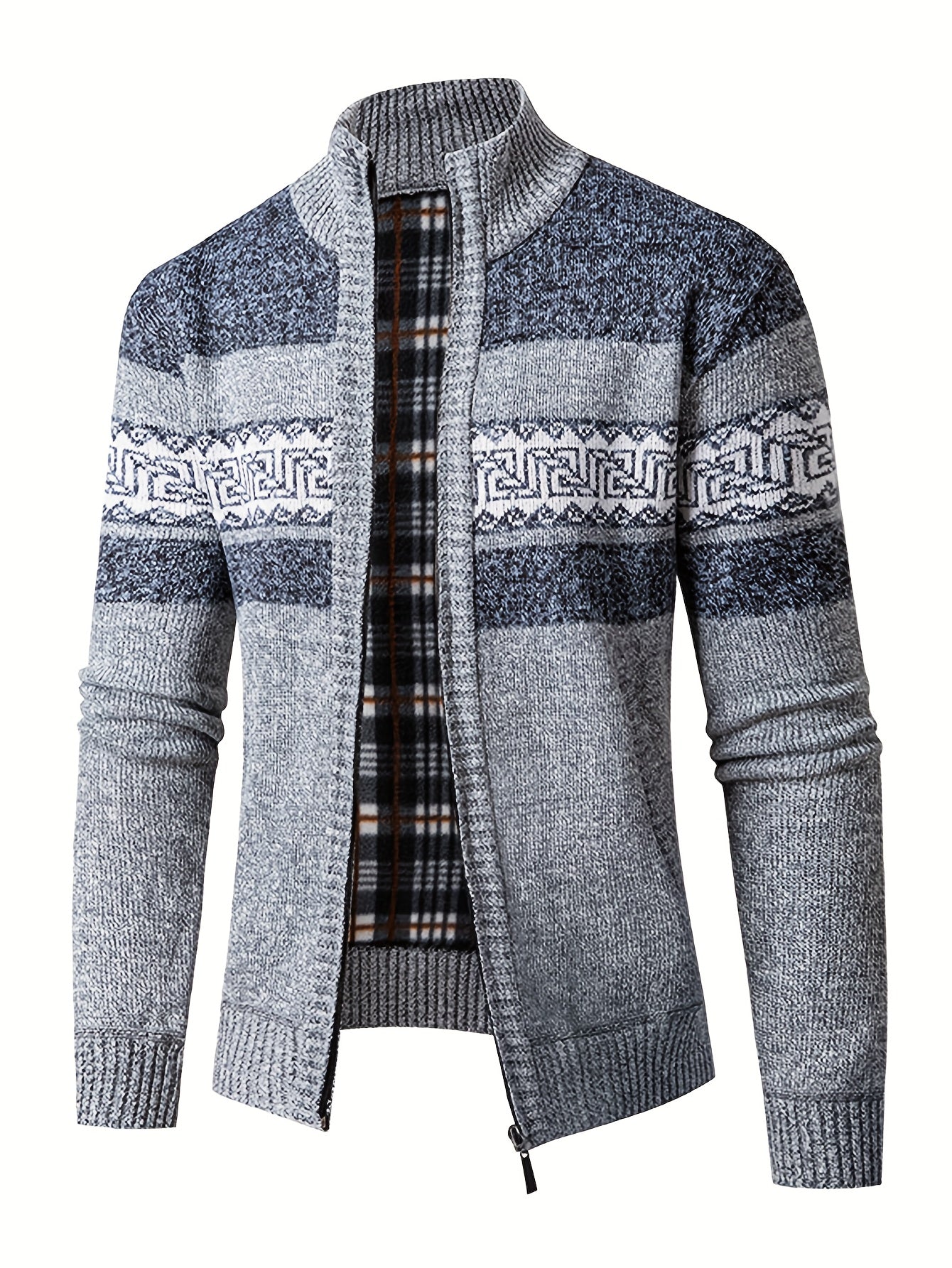 Mens IndustrialGradePerformance WinterSlimFit Cardigan Jacket Ultra Durable Premium FrontZip