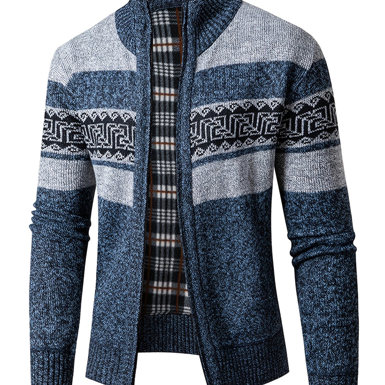 Mens IndustrialGradePerformance WinterSlimFit Cardigan Jacket Ultra Durable Premium FrontZip