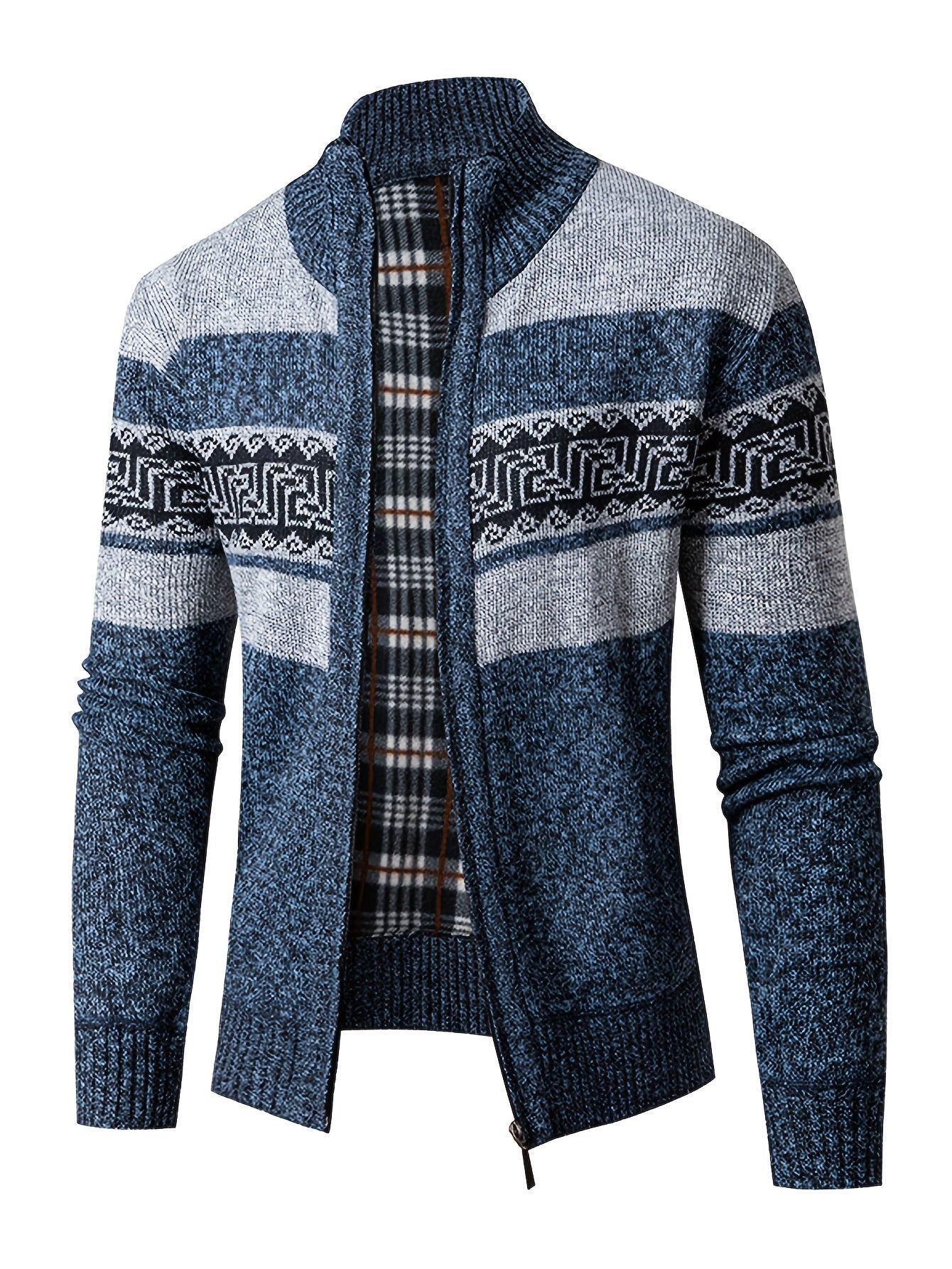 Mens IndustrialGradePerformance WinterSlimFit Cardigan Jacket Ultra Durable Premium FrontZip