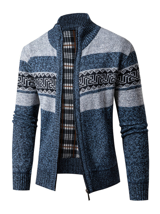 Mens IndustrialGradePerformance WinterSlimFit Cardigan Jacket Ultra Durable Premium FrontZip