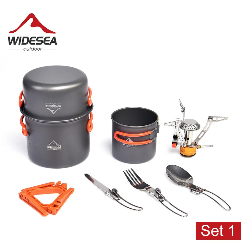 Widesea Portable Camping Cookware Set for Outdoor Adventures - Ky Ky Kiwi
