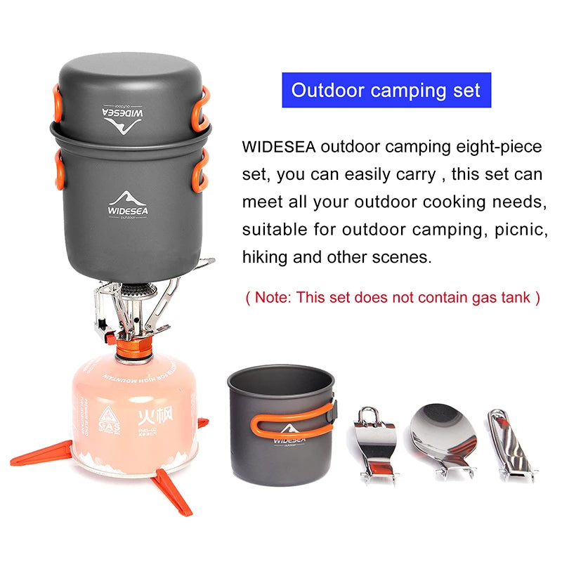 Widesea Portable Camping Cookware Set for Outdoor Adventures - Ky Ky Kiwi