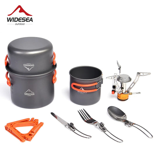 Widesea Portable Camping Cookware Set for Outdoor Adventures - Ky Ky Kiwi