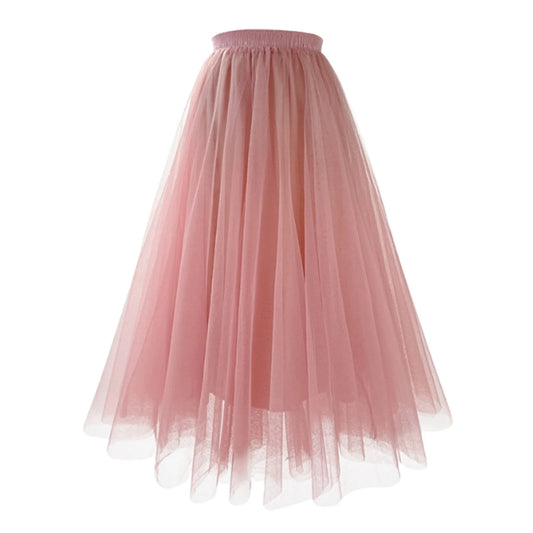 Elegant Pleated Tulle A-Line Tutu Skirt for Party Dance - Ky Ky Kiwi