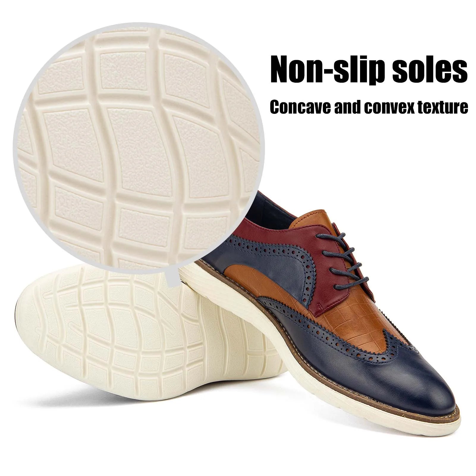 Men's Lace-Up Oxford Dress Shoes for Casual Fashion - Ky Ky Kiwi