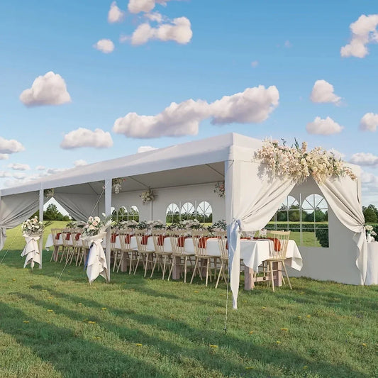 Outdoor Party Tent with Removable Sidewalls for Events and Celebrations - Ky Ky Kiwi