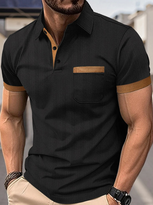 Men's Stylish Summer Lapel T-Shirt for Beach and Streetwear - Ky Ky Kiwi