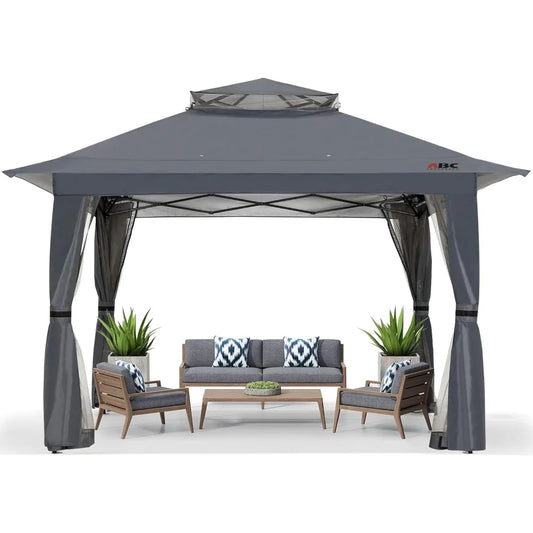 Instant Outdoor Gazebo Canopy Tent with Mosquito Netting - Ky Ky Kiwi
