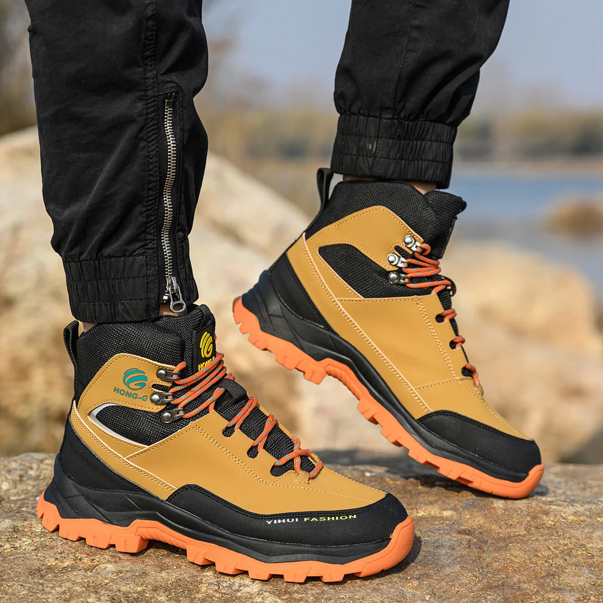 Indestructible Steel Toe Safety Shoes for Men Work Protection - Ky Ky Kiwi