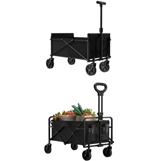Outdoor Camping Handcart with Foldable Wheels for Easy Transport - Ky Ky Kiwi