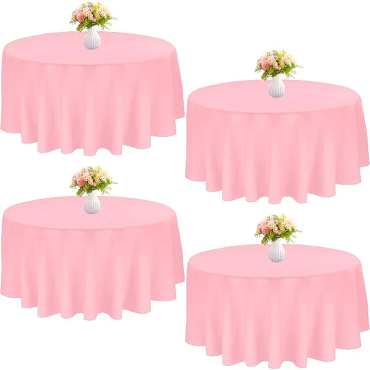 Round Polyester Tablecloths for Elegant Dining Experiences - Ky Ky Kiwi