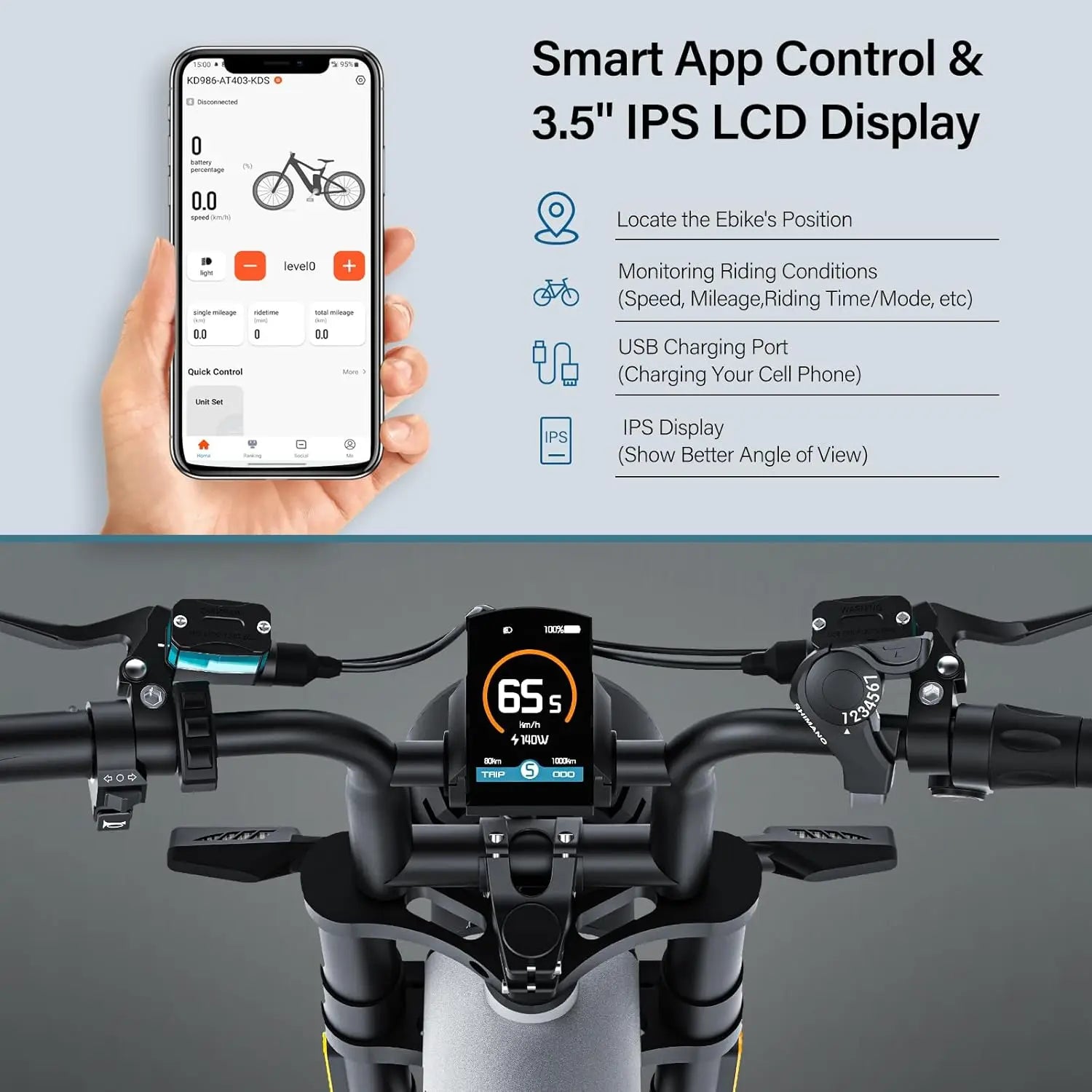 Coswheel Powerful Electric Bike Fat Tire Off-Road Ebike - Ky Ky Kiwi