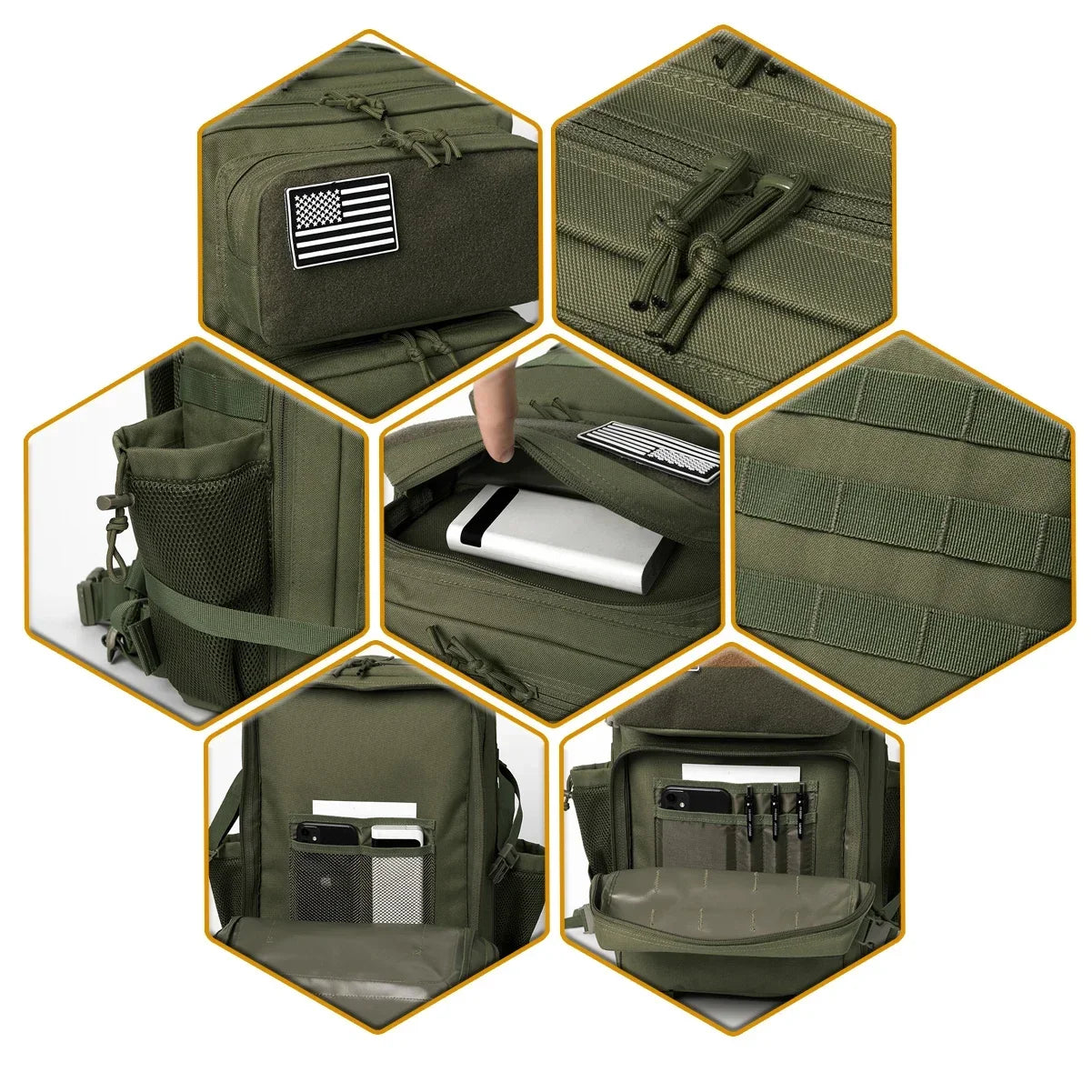 Tactical Backpack for Outdoor Sports Hiking and Travel - Ky Ky Kiwi