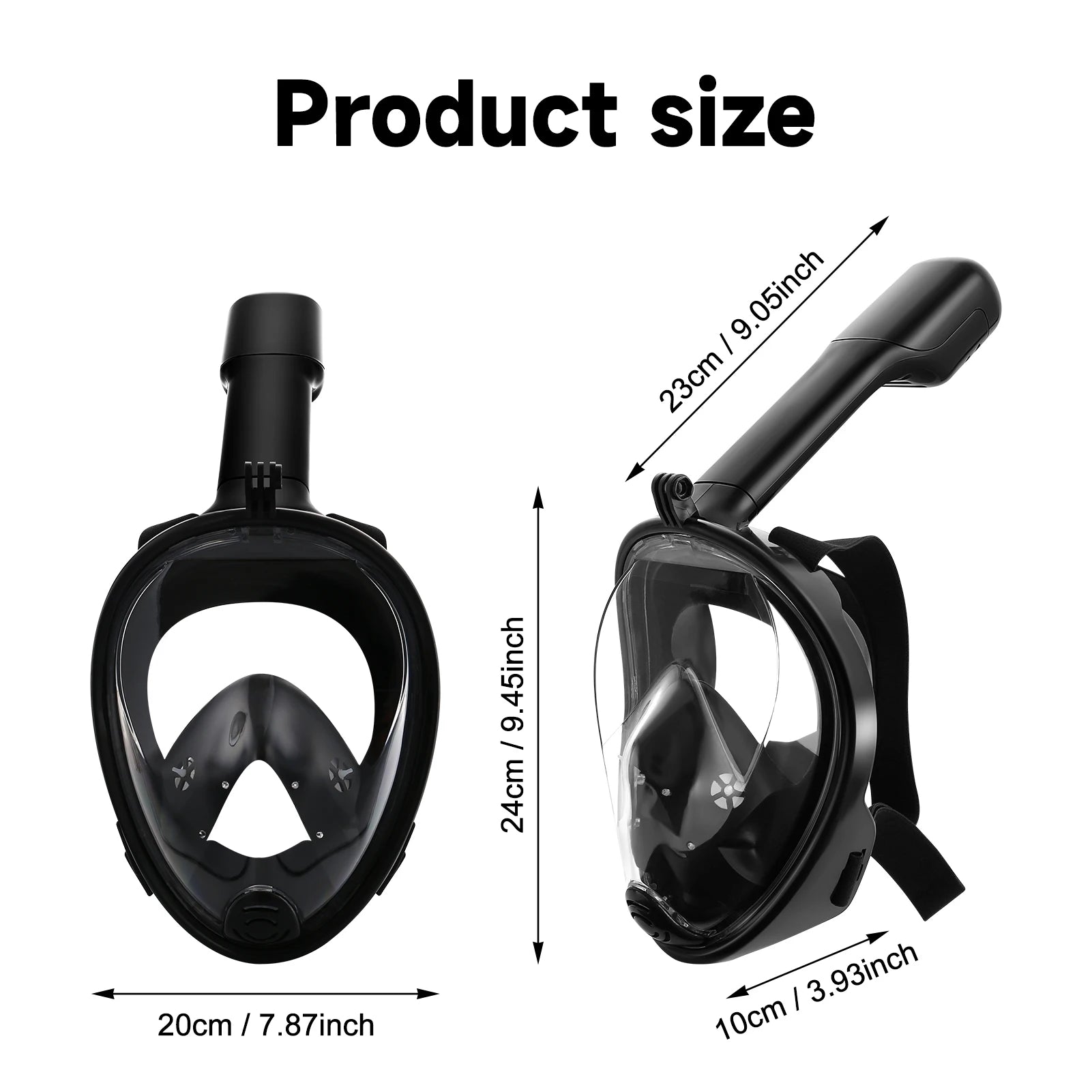 Professional Full Face Snorkel Mask for Ultimate Underwater Experience - Ky Ky Kiwi