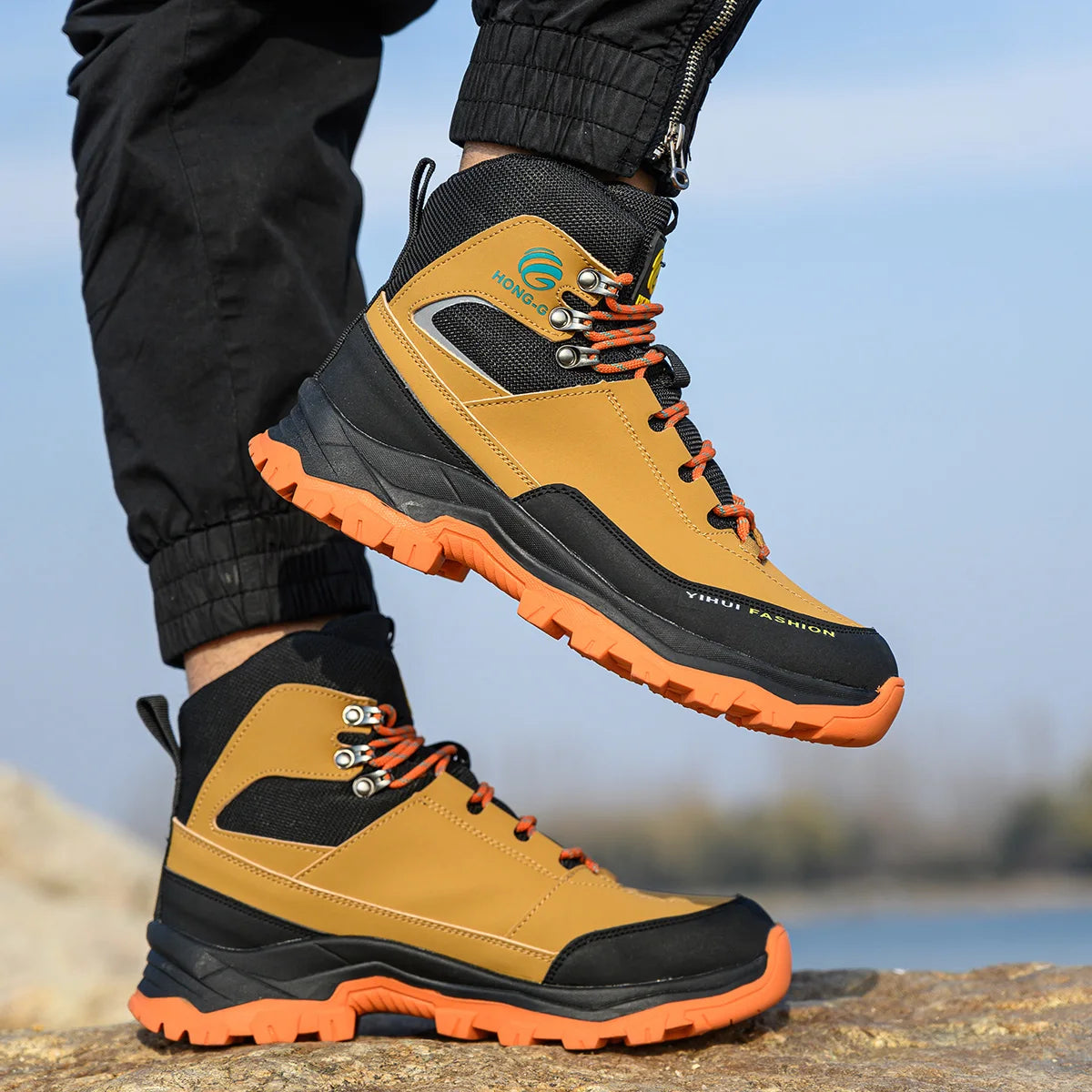 Indestructible Steel Toe Safety Shoes for Men Work Protection - Ky Ky Kiwi