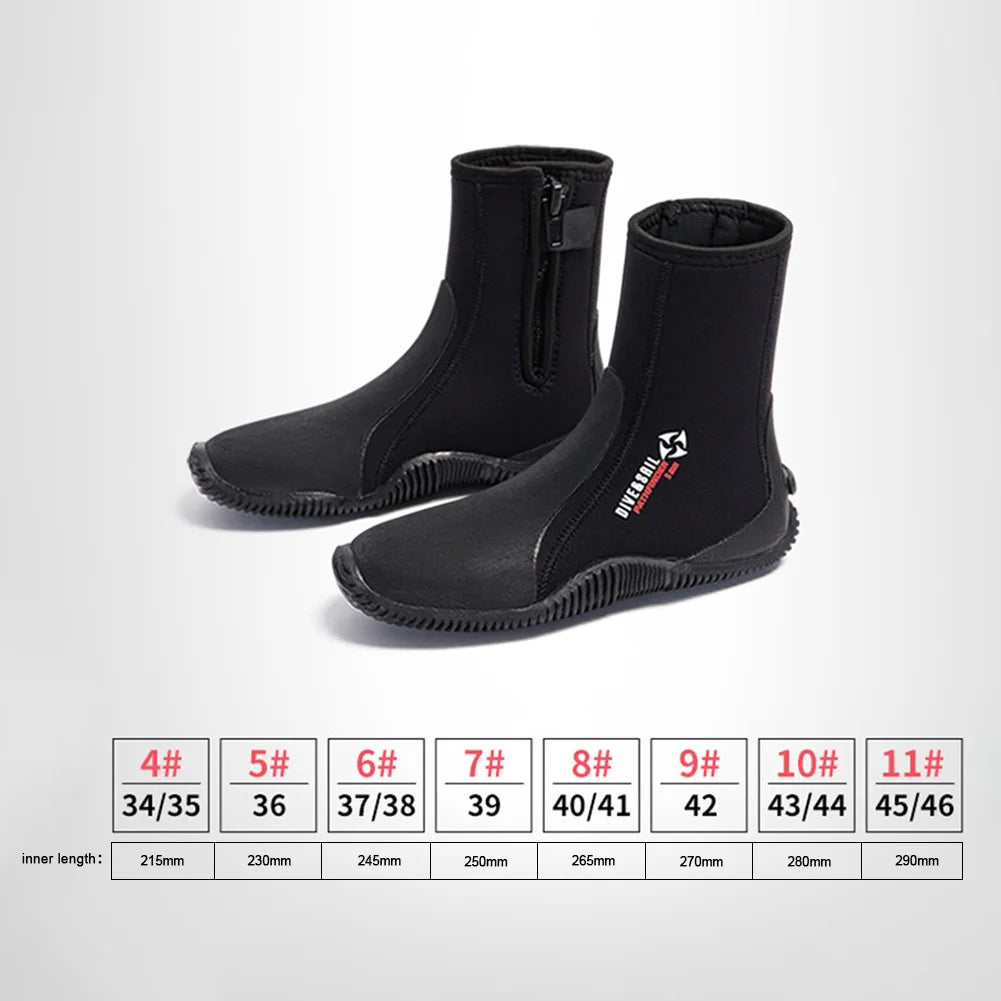 Neoprene Diving Boots for Surfing and Water Sports Activities - Ky Ky Kiwi