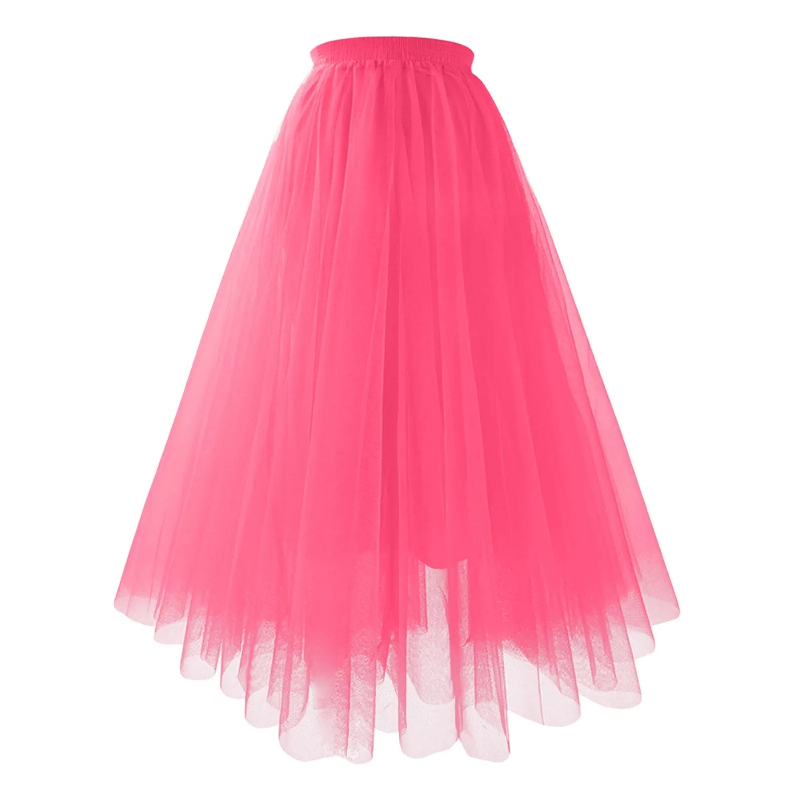 Vintage High Waist Tulle Skirt for Women Elegant Pleated Design - Ky Ky Kiwi