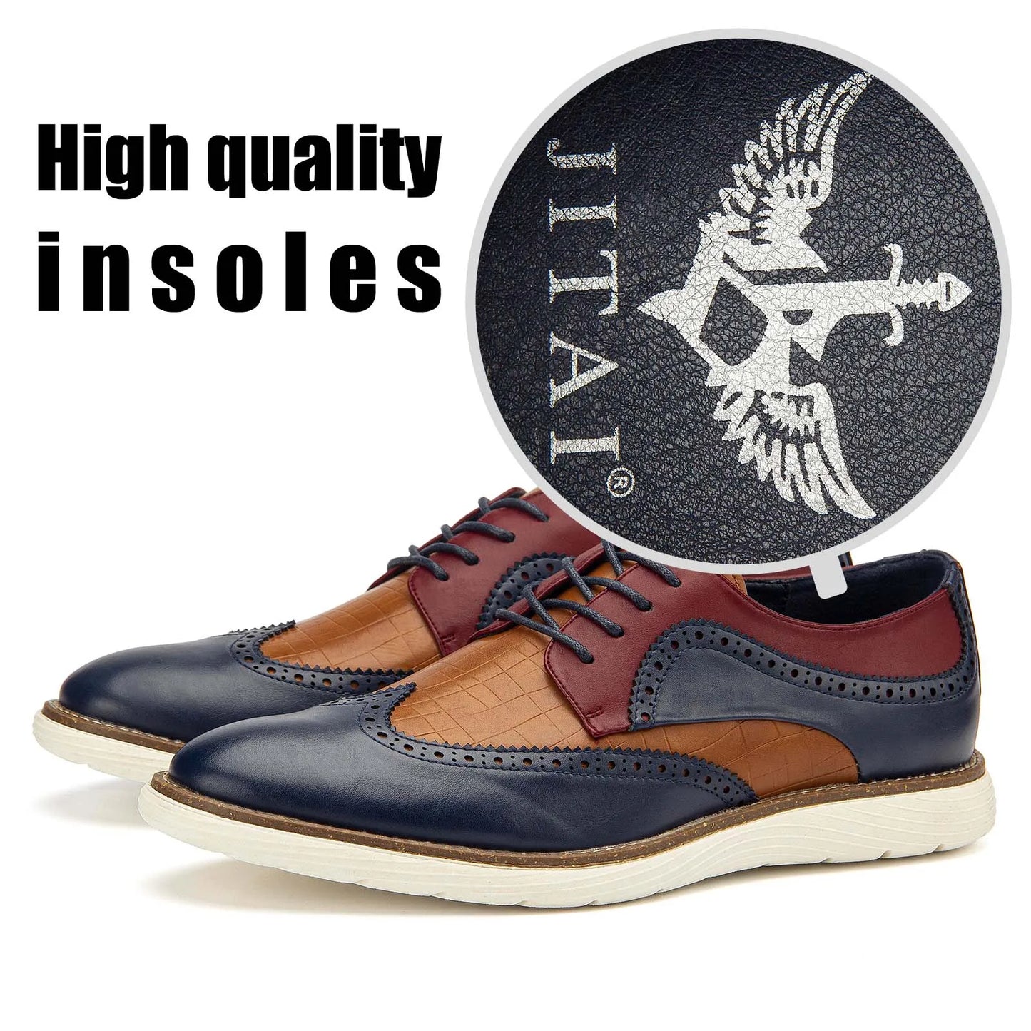 Men's Lace-Up Oxford Dress Shoes for Casual Fashion - Ky Ky Kiwi