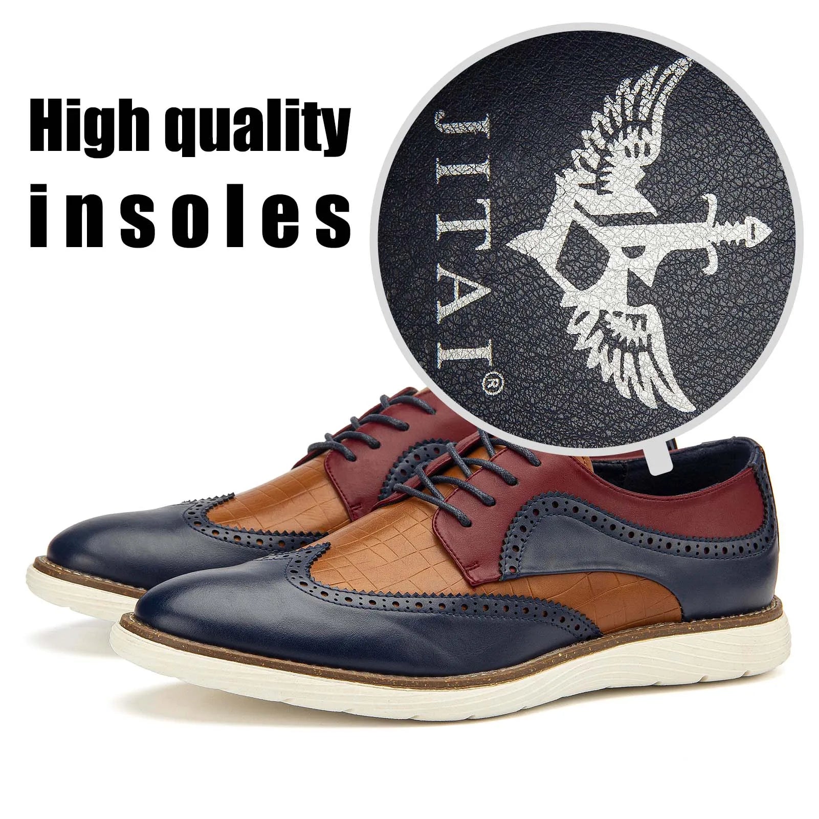 Men's Lace-Up Oxford Dress Shoes for Casual Fashion - Ky Ky Kiwi
