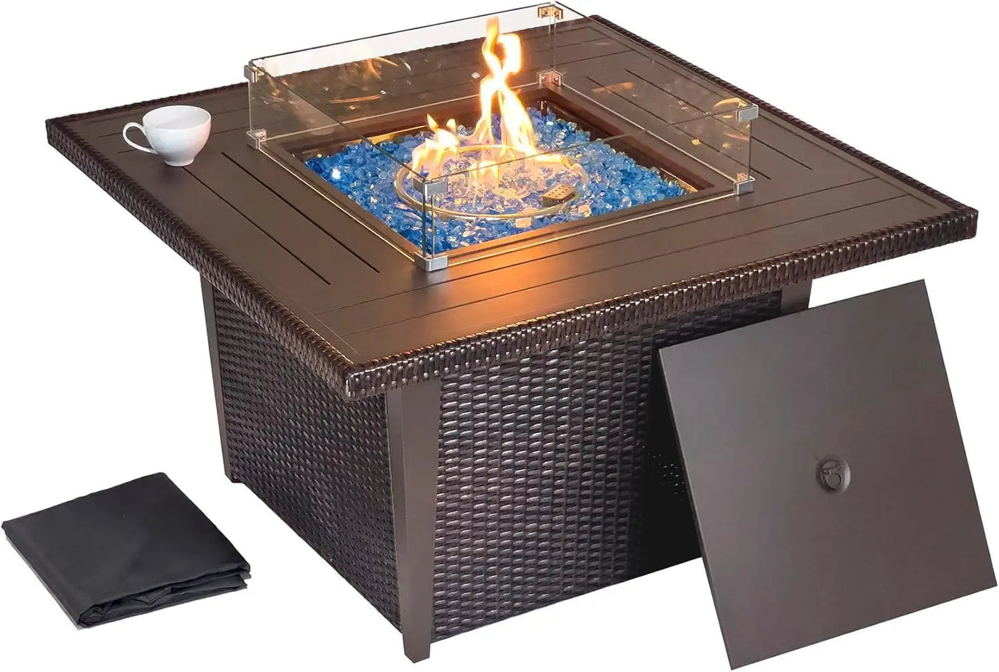 Outdoor Propane Fire Pit Table for Cozy Gatherings - Ky Ky Kiwi