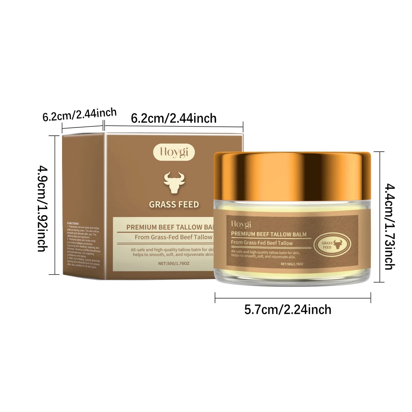 Bovine Fat Honey Moisturizing Cream for Nourished and Soft Skin - Ky Ky Kiwi