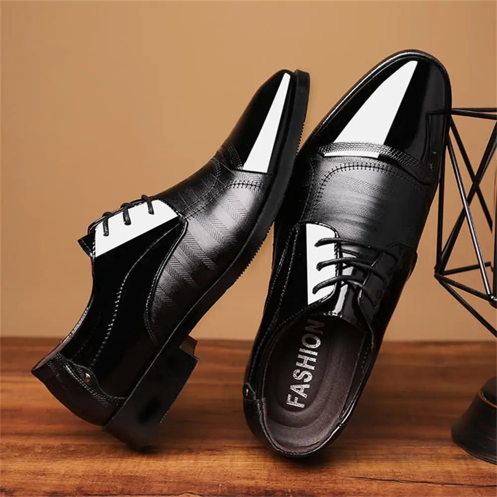 Men's Classic Patent Leather Dress Shoes for Business and Formal Wear - Ky Ky Kiwi