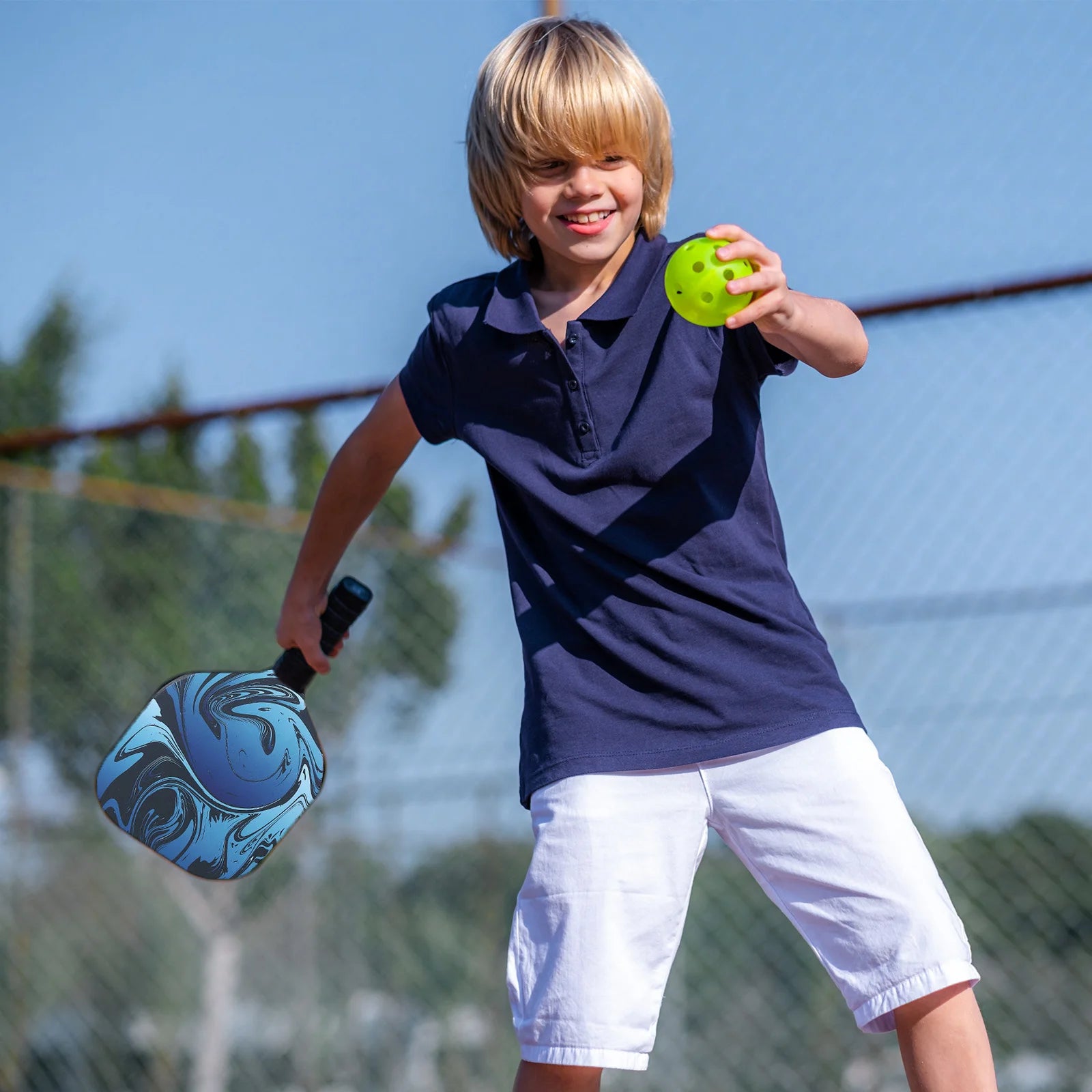 Premium Pickleball Paddle Set with Cushioned Grip and Accessories - Ky Ky Kiwi
