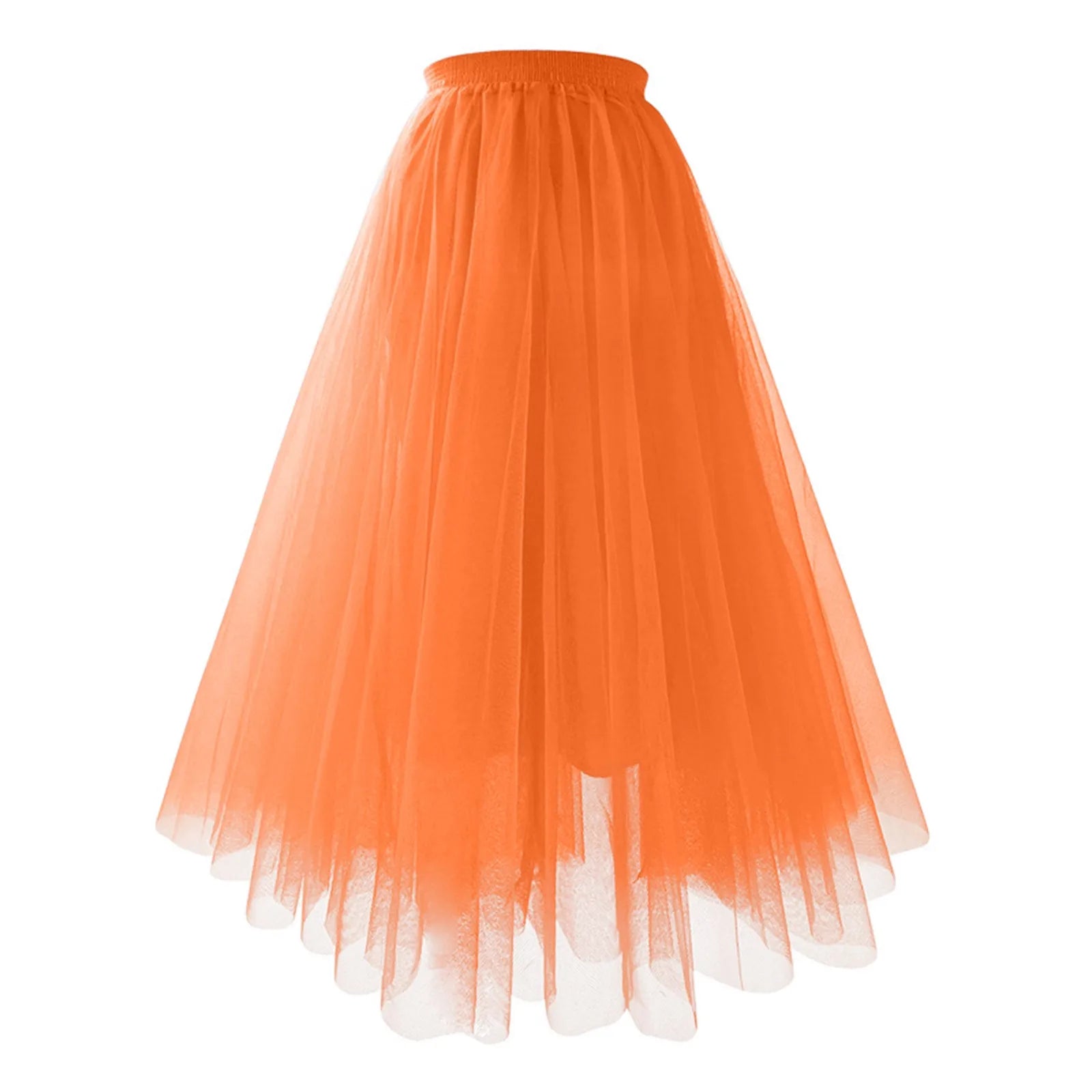 Vintage High Waist Tulle Skirt for Women Elegant Pleated Design - Ky Ky Kiwi