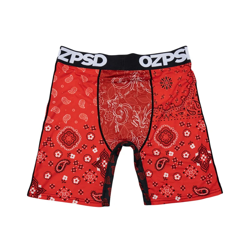 Breathable Printed Boxer Underwear for Men - 5 Piece Set - Ky Ky Kiwi