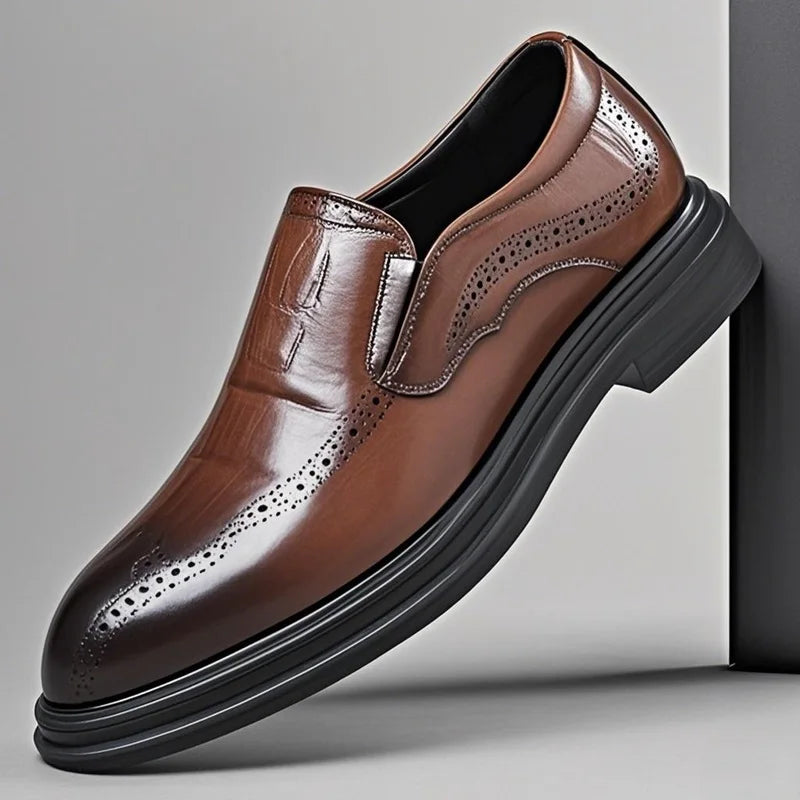 Men's Formal Leather Oxfords for Business and Special Occasions - Ky Ky Kiwi