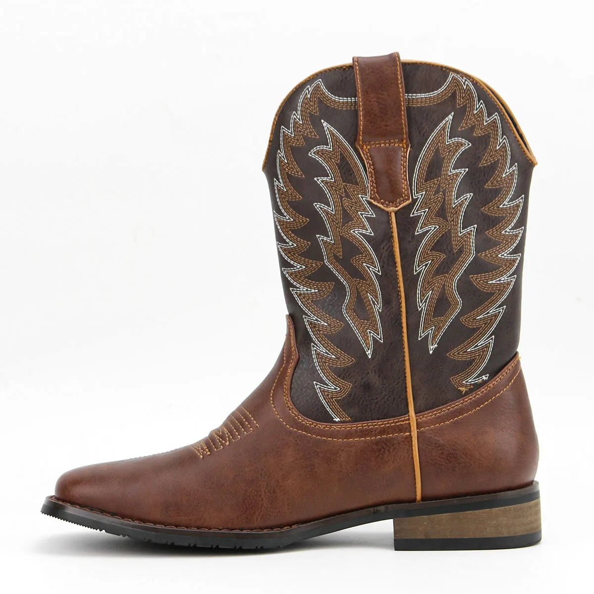 Men's Stylish Phoenix Embroidered Western Cowboy Boots - Ky Ky Kiwi