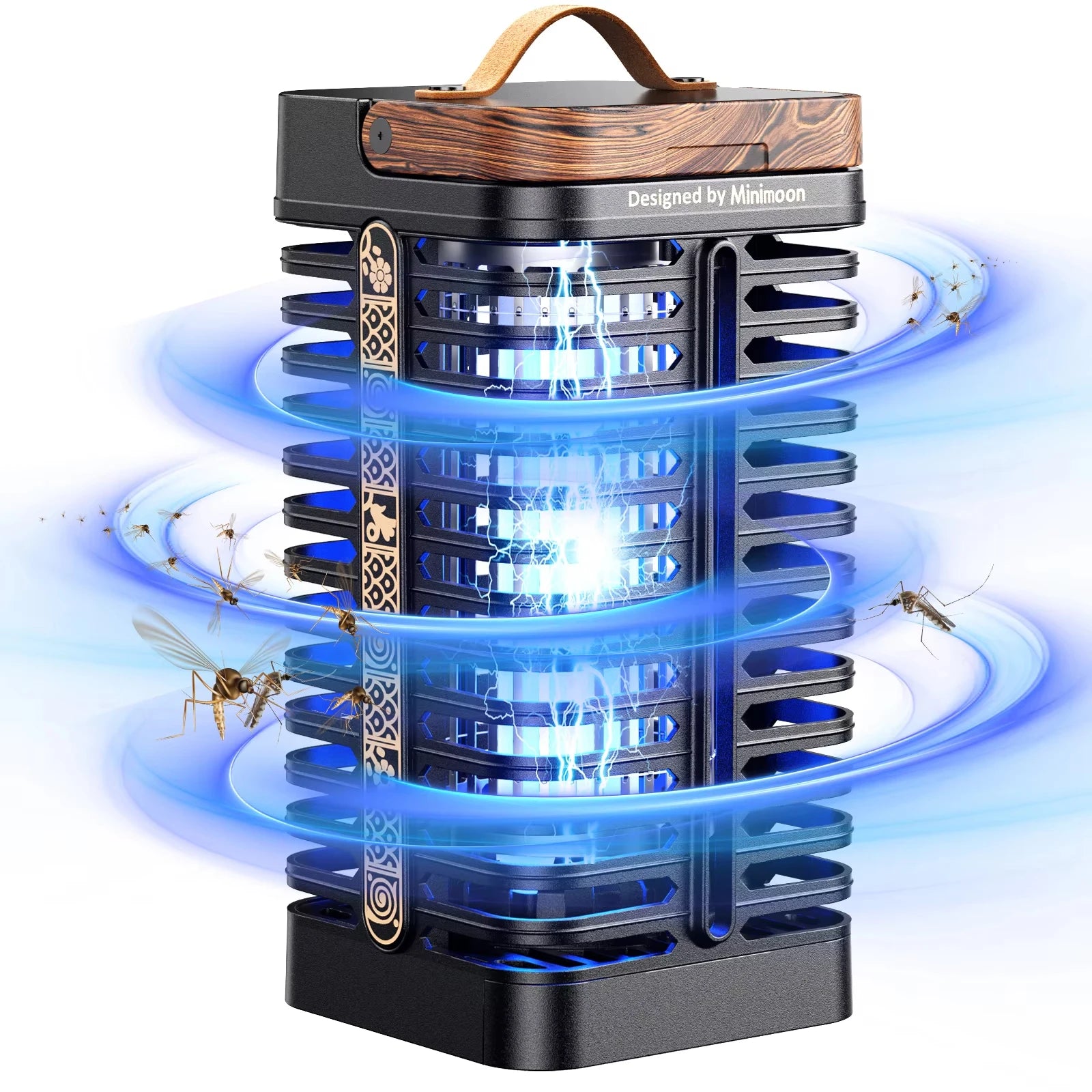 Minimoon High-Voltage Outdoor Mosquito Zapper for Effective Insect Control - Ky Ky Kiwi