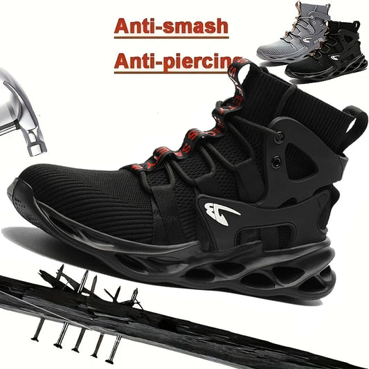 Fashionable Breathable Anti-Smash Safety Shoes for Men - Ky Ky Kiwi