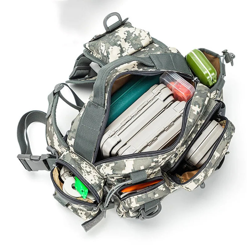 Outdoor Tactical Shoulder Bag for Hiking and Adventure - Ky Ky Kiwi