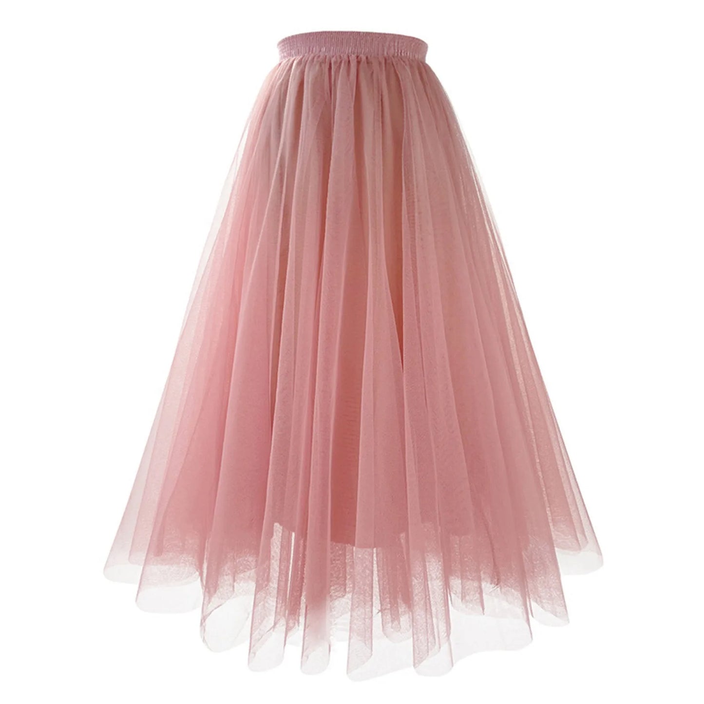 Vintage High Waist Tulle Skirt for Women Elegant Pleated Design - Ky Ky Kiwi
